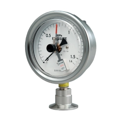 コンタクト接点付サニタリー圧力計 SACE