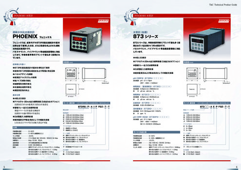 2線式PH・ORP・ISEデジタルモニター 870ITPH・ORP