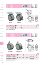 双輪キャスター NA100