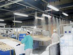 屋外現場や解放空間での熱さ対策・体調保全|ミスト噴霧冷房システム