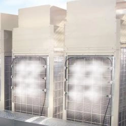 手軽に室外機を冷却|電力消費量削減、ピークカットによるコスト削減