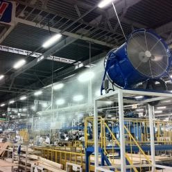 ゴム製造・加硫工程|加熱後の冷却、離型剤塗布時の目詰まり対策