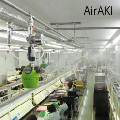 車輌製造・塗装・カーエレ|省エネ加湿で粉塵・静電気問題を一括解決