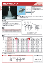 山形分布ノズル | 自在継手付き | UT+VP