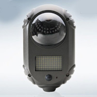 PIRセンサー内蔵ライティング暗視カメラ NS-500PIRC