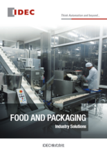 FOOD AND PACKAGING Industry Solutions 食品機械業界へのIDECの取組み