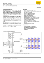 マトリクスFxLEDドライバIC IS31FL3741／IS31FL3742