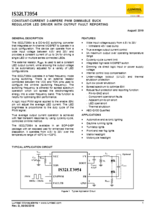 PWM調光LEDドライバ IS32LT3954