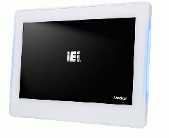 10.1インチ医療向け防水パネルPC IEI IASO-W10B-N6210