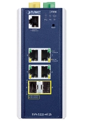 L2+マネージド 4ポートGbE＋2ポート2.5G SFP TSN対応産業用スイッチ TSN-5225-4T2S
