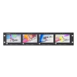 ラックマウント HDMI＋SDI入出力 4.5インチ 4連 クアッドモニター FEELWORLD Q41