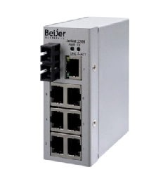 最大2km対応 SCマルチモード光ポート搭載 産業用アンマネージドスイッチ JetNet 2208-T7-SC1-MM
