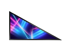 27インチ 三角ベゼル 高輝度サイネージディスプレイ LITEMAX SSD2705-BNW-T11