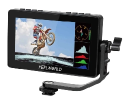 5.5インチ 超高輝度(1,600cd／m<sup>2</sup>)4K対応、撮影向けフィールドモニター Feelworld F5 ProX