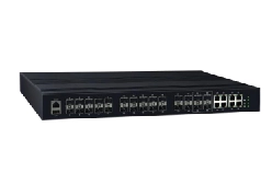 8ポートギガビット+24ポートSFP+4ポート10GbE SFP+産業用マネージドスイッチ Konten MS-0828X