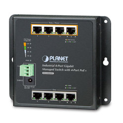 PLANET社製 産業用PoEスイッチ WGS-804HPT