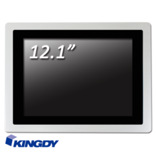 12.1インチ 前面防水 フラットベゼル液晶モニタ KINGDY TM122PS／RS