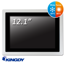 12.1”前面防水 モニタ KINGDY TM122P(R)W／K