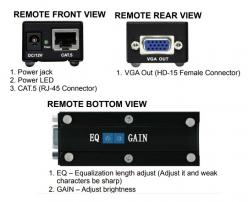 VGAモニタ延長器 VGA-E80