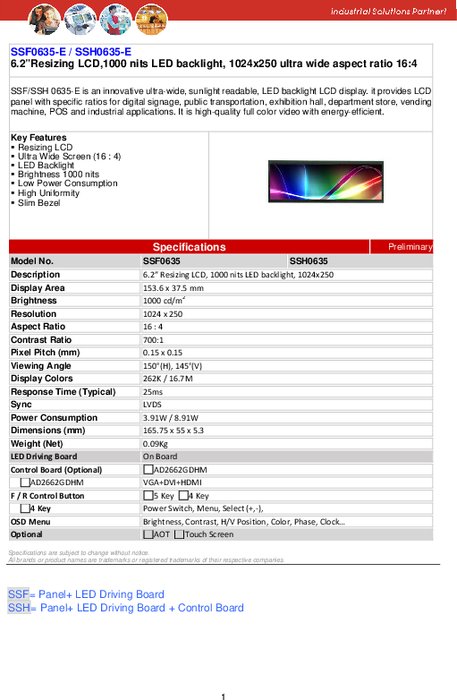 LITEMAX液晶ディスプレイ Spanpixel SSH0635-E
