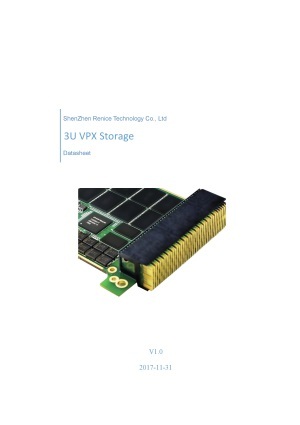 Renice 3U Open VPX SATA Storage Card(MLC/SLC) 製品カタログ