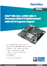 工業用Mini-ITXマザーボード PERFECTRON INS8365A 製品カタログ