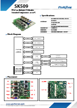 PC/104+ & StackPC(PCIe/104) CPUボード PERFECTRON SK509 製品カタログ