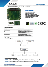 PC/104+ & StackPC(PCIe/104) CPUボード PERFECTRON SK221-MXM 製品カタログ