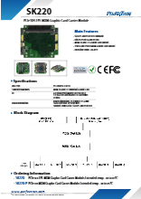 PC/104+ & StackPC(PCIe/104) CPUボード PERFECTRON SK220-MXM 製品カタログ