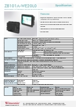 産業用液晶ディスプレイ WINSONIC ZB101A-WE20L0 製品カタログ