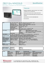 産業用液晶ディスプレイ WINSONIC ZB215A-WH25L0  製品カタログ