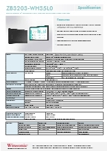 産業用液晶ディスプレイ WINSONIC ZB3203-WH35L0 製品カタログ
