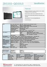 産業用液晶ディスプレイ WINSONIC ZB3203-QD35L0 製品カタログ