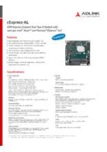 ADLINK COM Express Type 6 CPUモジュール cExpress-AL 製品カタログ