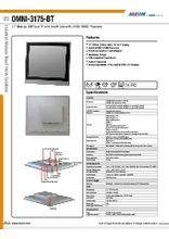 パネルPC AAEON OMNI-3175-BT 製品カタログ