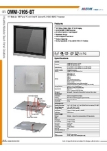 パネルPC AAEON OMNI-3195-BT 製品カタログ