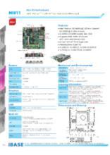 産業用Mini-ITXマザーボード IBASE MI811 製品カタログ