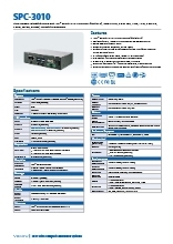 ファンレス組込みPC Vecow SPC-3010 製品カタログ