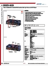 小型PC AAEON BOXER-6639 製品カタログ