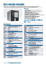 ファンレス組込みPC Vecow RCS-9422R 製品カタログ
