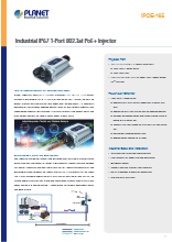 PoEインジェクター PLANET IPOE-165 製品カタログ
