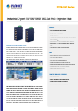 PoEインジェクター PLANET IPOE-260 Series 製品カタログ