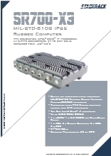 拡張温度対応ファンレス組込みPC PERFECTRON SR700-X3 製品カタログ