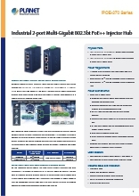 産業用PoEインジェクターHub PLANET IPOE-270/IPOE-270-12V 製品カタログ