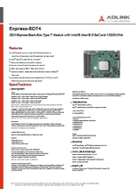 COM Express CPUモジュール ADLINK Express-BD74 製品カタログ