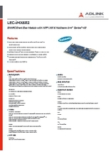 SMARC CPUモジュール ADLINK LEC-iMX6R2 製品カタログ