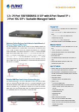 産業用PoEスイッチ PLANET SGS-5220-24S2XR 製品カタログ