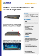 産業用PoEスイッチ PLANET GS-5220-48P(L)4X(R) 製品カタログ