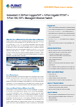 産業用PoEスイッチ PLANET IGS-6325-20S4C4X 製品カタログ
