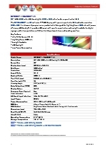 サイネージ用高輝度リサイズディスプレイモニターLITEMAX Spanpixel SSF2805-Y 製品カタログ